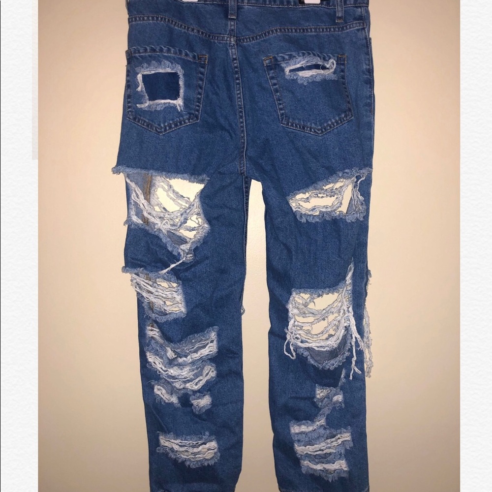 Fashionova Double Sided Ripped Jeans - Picture 2 of 2